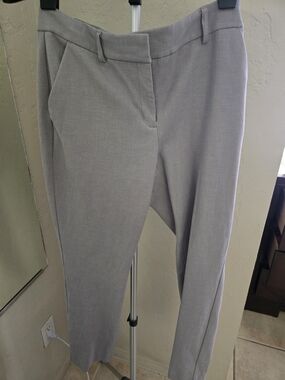 Express Women's Light Gray Womens Dress Pants